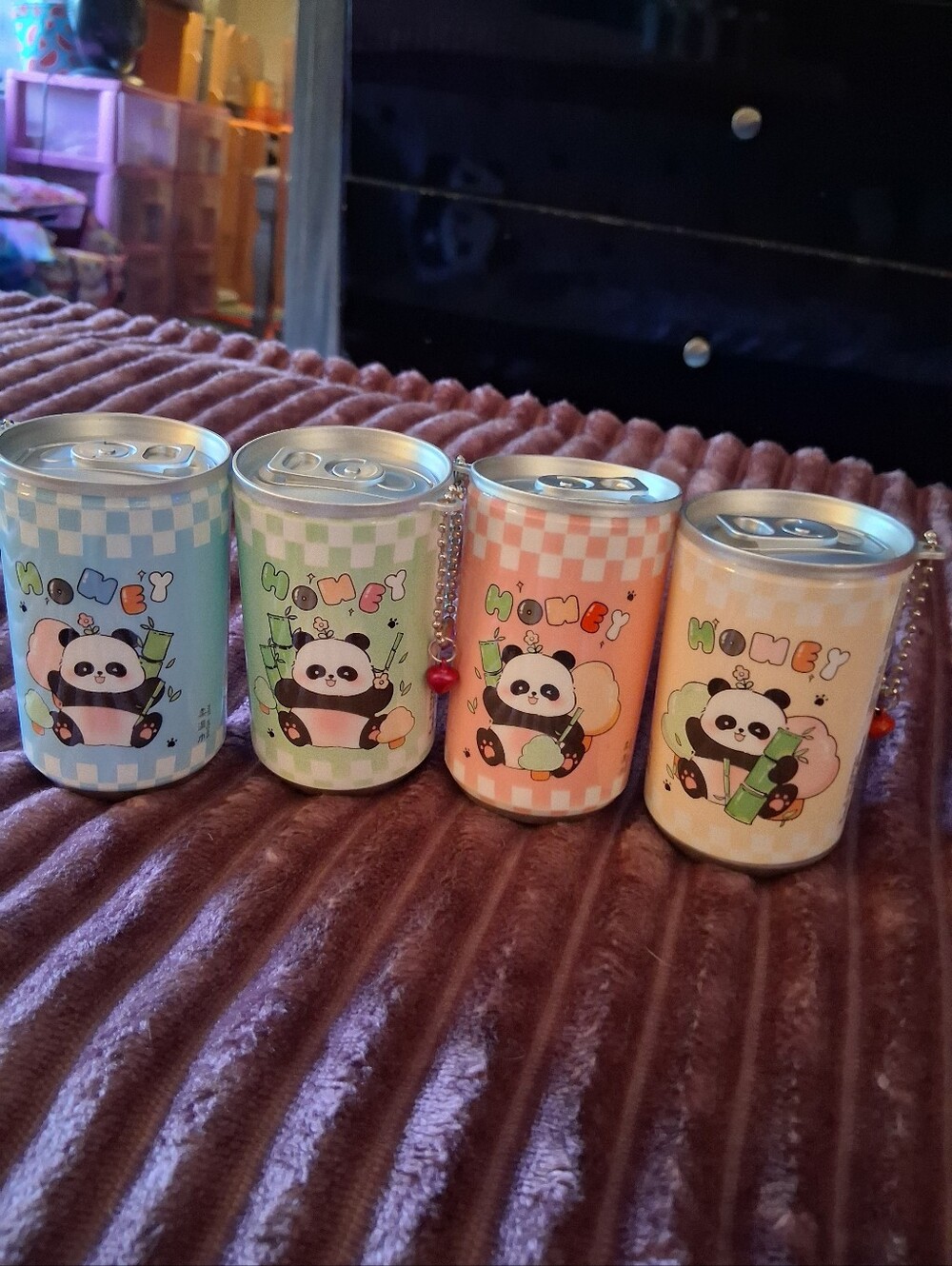 PANDA BABY WIPES SET OF 4 CANS 30 WIPES IN EACH